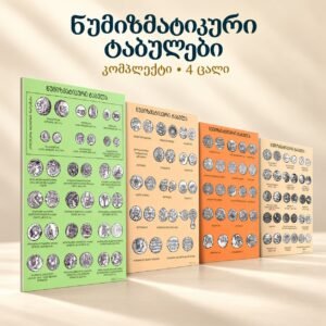 ნუმიზმატიკური ტაბულები - კომპლექტი (4ც.)